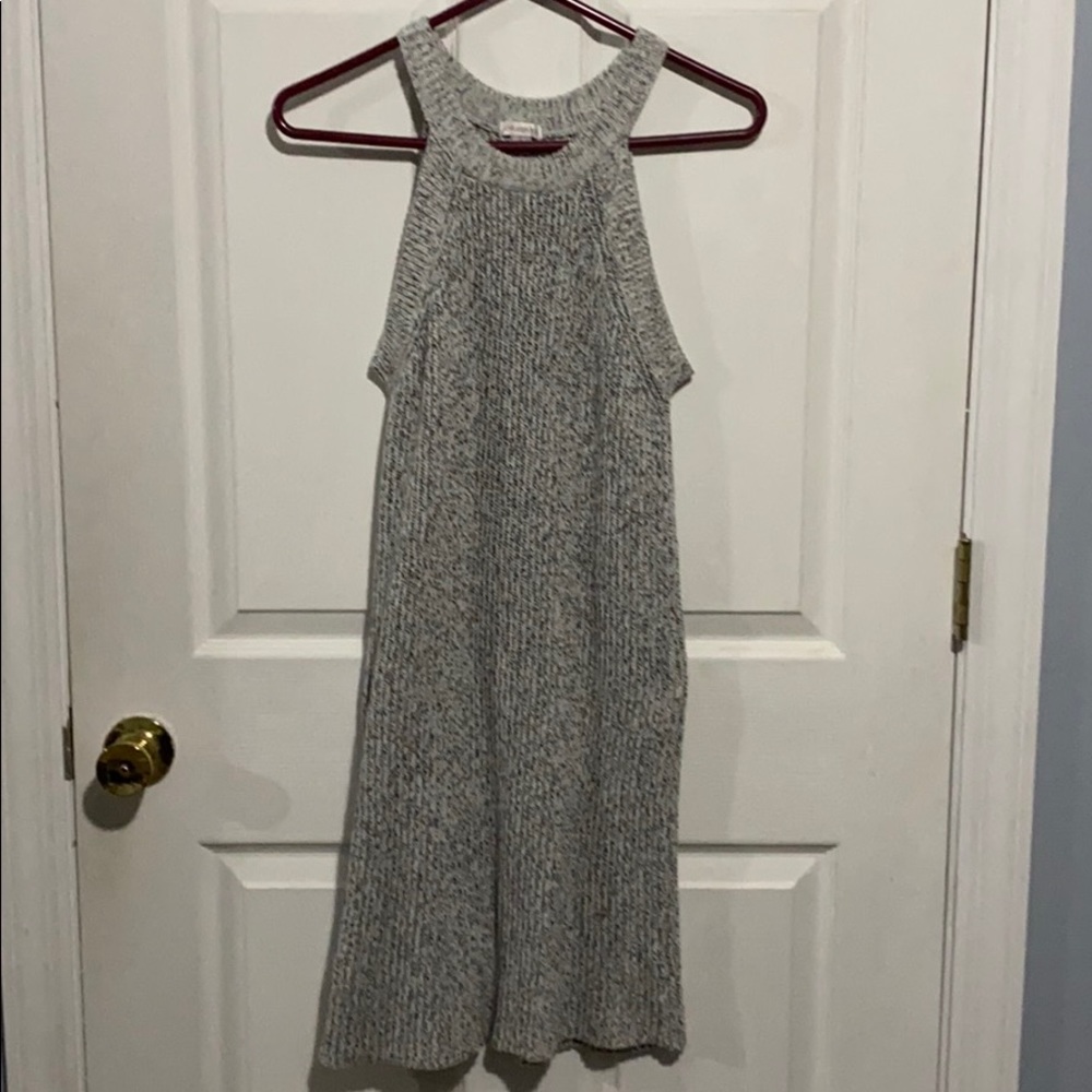 Gray Sweater Dress